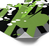 Poster voor automatisch racen (Hoek)