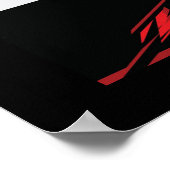 Poster voor automatisch racen (Hoek)