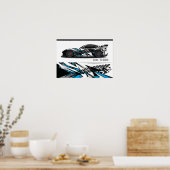 Poster voor automatisch racen (Keuken)