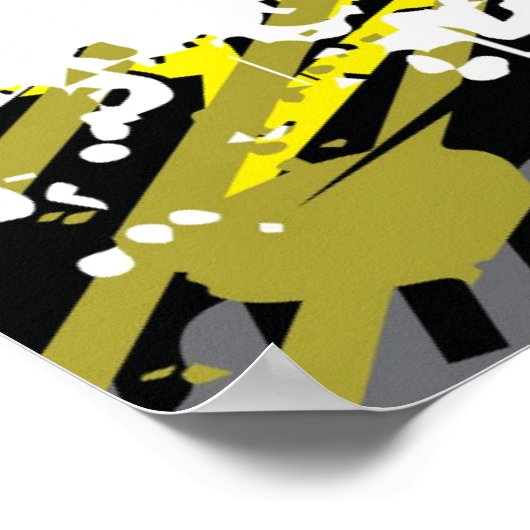 Poster voor automatisch racen (Hoek)