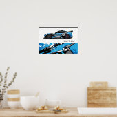 Poster voor automatisch racen (Keuken)