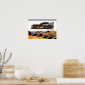 Poster voor automatisch racen (Keuken)