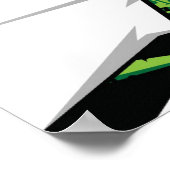 Poster voor automatisch racen (Hoek)