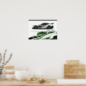 Poster voor automatisch racen (Keuken)