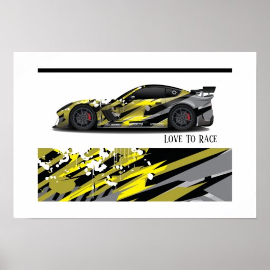 Poster voor automatisch racen (Voorkant)