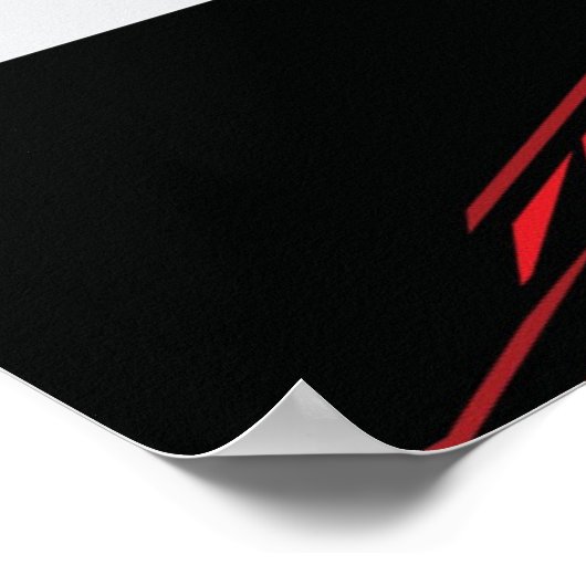 Poster voor automatisch racen (Hoek)