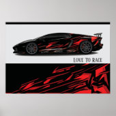 Poster voor automatisch racen (Voorkant)