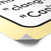 Poster voor automatische reparatie (Hoek)