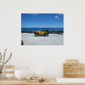 Poster voor avontuur op de strandplaats Hawaï (Keuken)