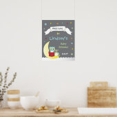 Poster voor Baby shower in winkels met eigenaar (Keuken)