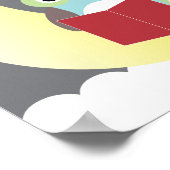 Poster voor Baby shower in winkels met eigenaar (Hoek)