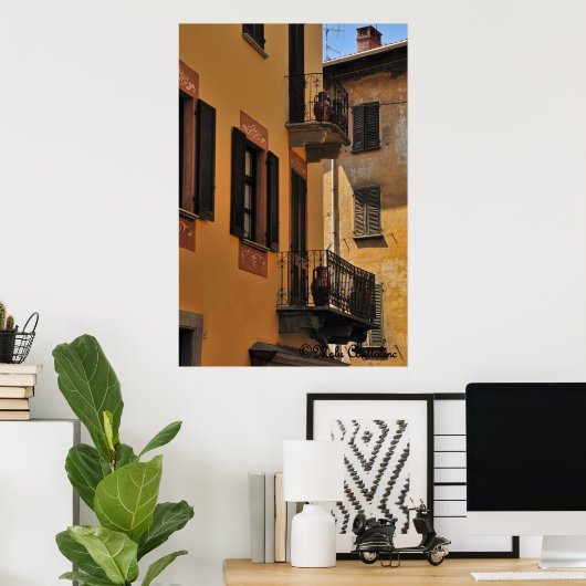 Poster voor balkons en deuren (Thuiskantoor)