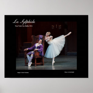 poster voor ballet LA SYLPHIDE