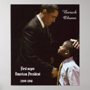 Poster VOOR BARACK EN KINDEREN