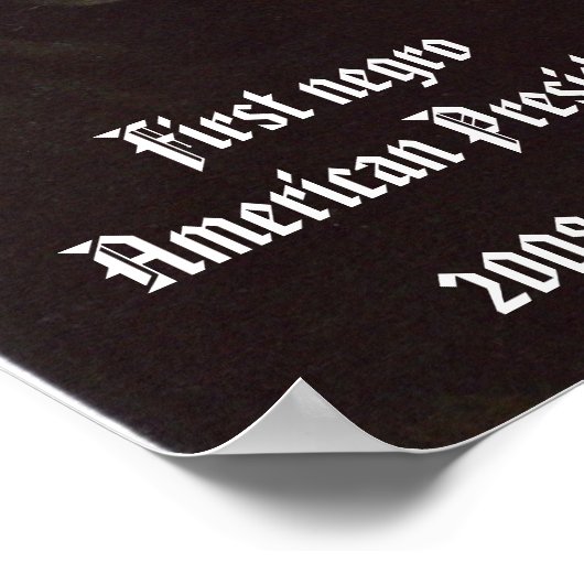 Poster VOOR BARACK EN KINDEREN (Hoek)