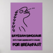 Poster voor Bayesiaanse statistieken (Voorkant)