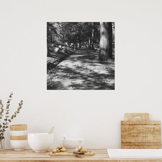 Poster voor begraafplaats (Keuken)