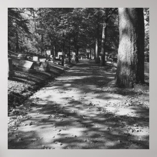 Poster voor begraafplaats