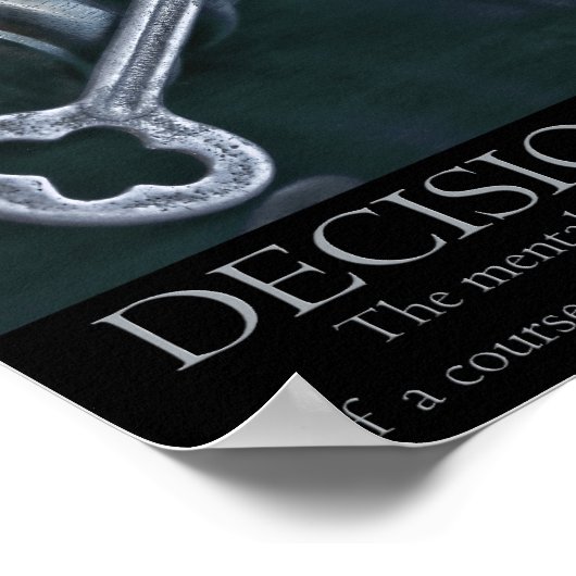 Poster voor besluitvorming (Hoek)