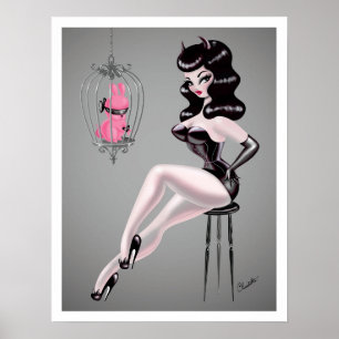 Poster voor bestraffing van de heer Pinky