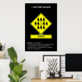 Poster voor beveiliging van insiders (Thuiskantoor)