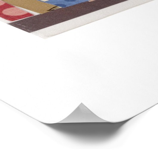 Poster voor bibliotheekrol (Hoek)