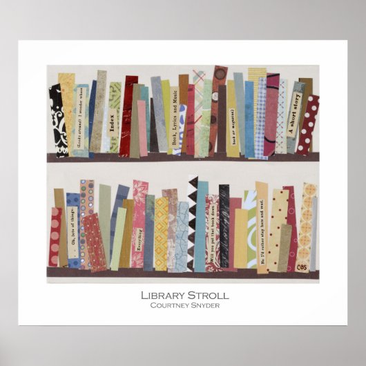 Poster voor bibliotheekrol (Voorkant)