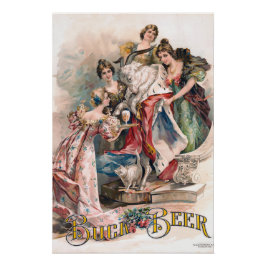 Poster voor bierreclame