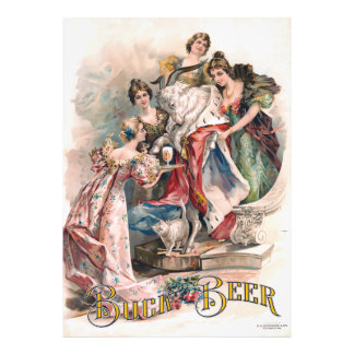 Poster voor bierreclame