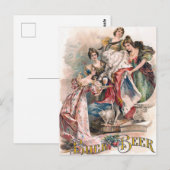  Poster voor bierreclame Briefkaart (Voorkant / Achterkant)