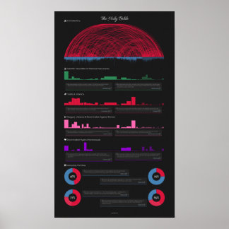 Poster voor bijbeltegenstrijdigheden (14 x 24 inch