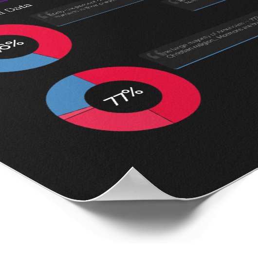 Poster voor bijbeltegenstrijdigheden (14 x 24 inch (Hoek)