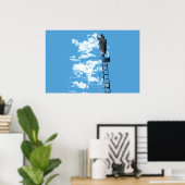 poster voor blauwe hemel (Thuiskantoor)