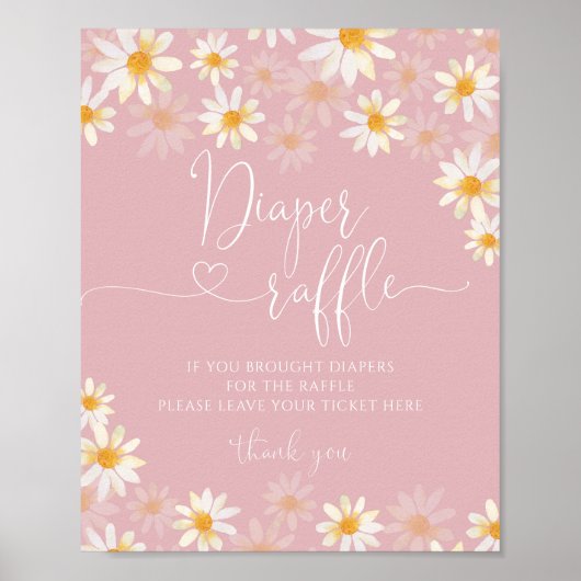 Poster voor bloemenwissel, van wilde bloemen (Voorkant)