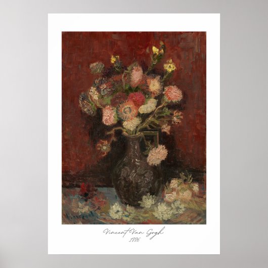  Poster voor bloemschilderen (Voorkant)