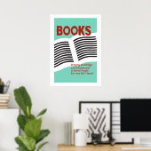 Poster voor boeken en lezingen (Thuiskantoor)