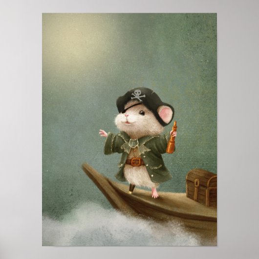 Poster voor  bosdieren (Voorkant)