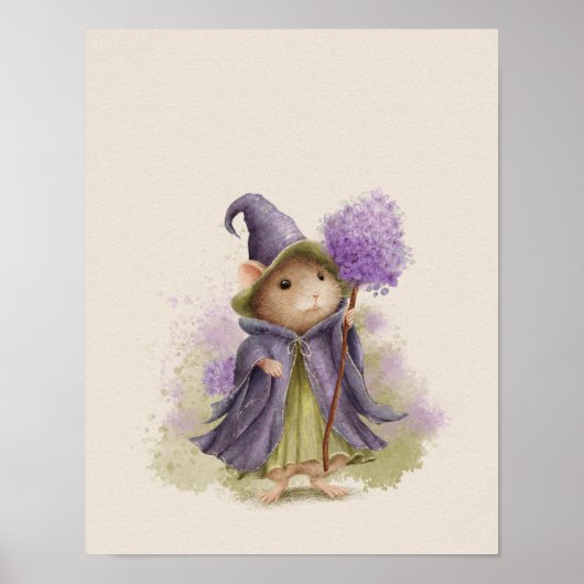 Poster voor  bosdieren (Voorkant)