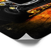 Poster voor brandsignalering van warmgewalste Vrij (Hoek)