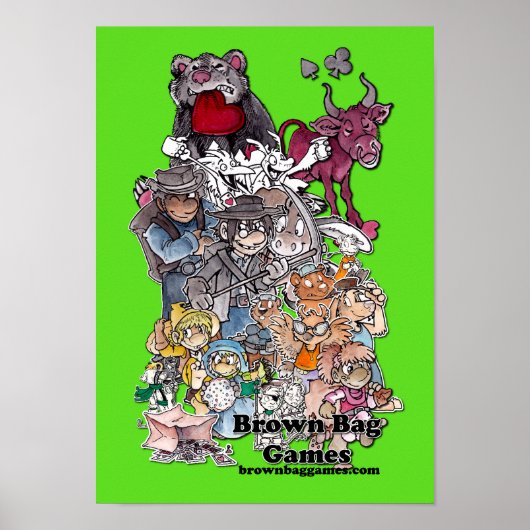 Poster voor Brown Bag Games Character (Voorkant)