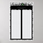Poster voor bruiloft (Voorkant)