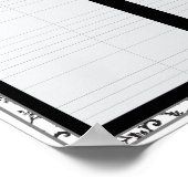 Poster voor bruiloft (Hoek)