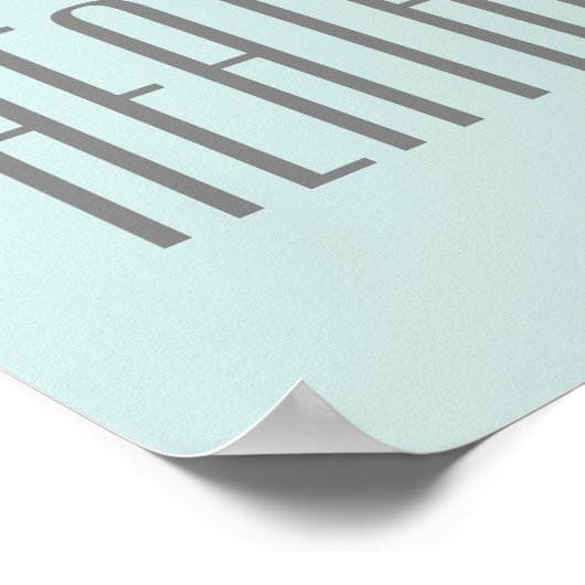 Poster voor bruiloft Guestbook - KIES UW KLEUR 20x (Hoek)