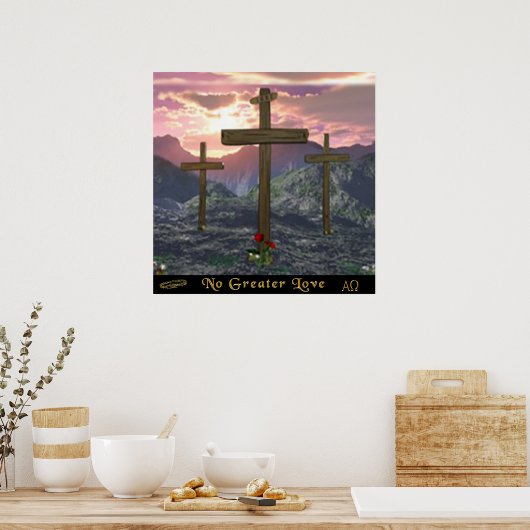 Poster voor calamiteiten dwars (Keuken)