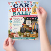 Poster voor Car Boot Sale Flyer (Hand)