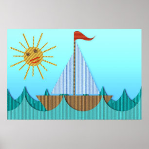 Poster voor cardboard-jacht
