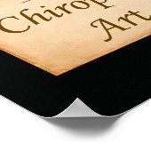 Poster voor Chiropractische art Quote (Hoek)