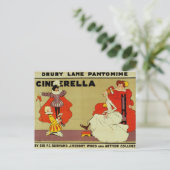 Poster voor 'Cinderella Briefkaart (Staand voorkant)