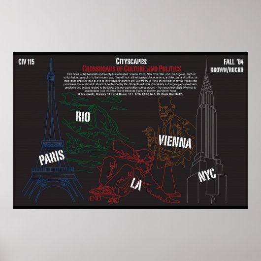 Poster voor Cityscapes-klasse (Voorkant)