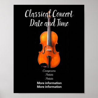 Poster voor concerten aanpassen